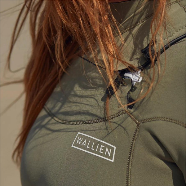 2026 Wallien Da Donna Nikki Van Dijk 4/3mm Chest Zip Muta 101009003 - Moon